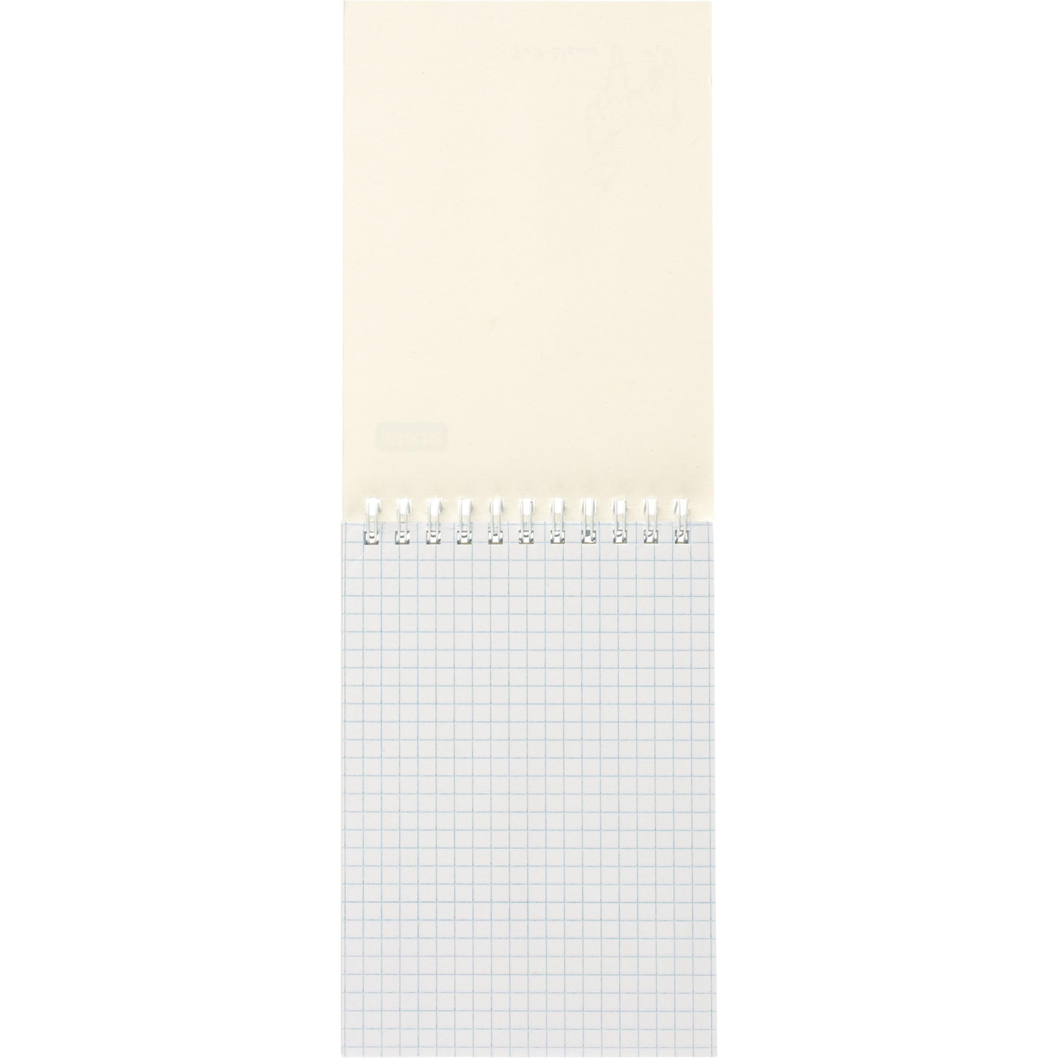 Блокнот А6,80л,кл,греб,карт.обл+УФ-лак Attache Selection LLAMAS белый