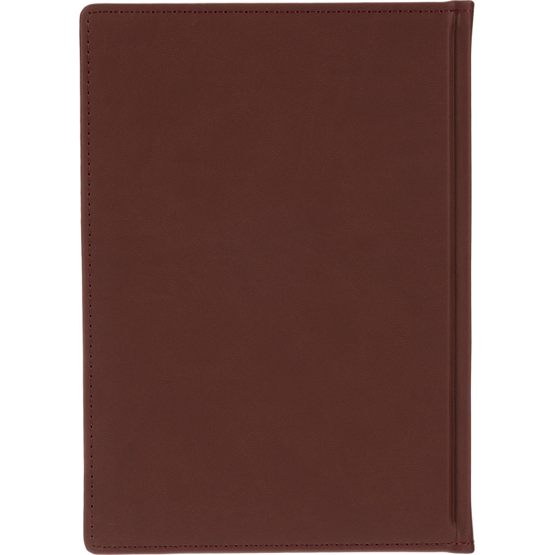 Ежедневник недатированный А5+, 136л, VELVET бордовый  3-115/02