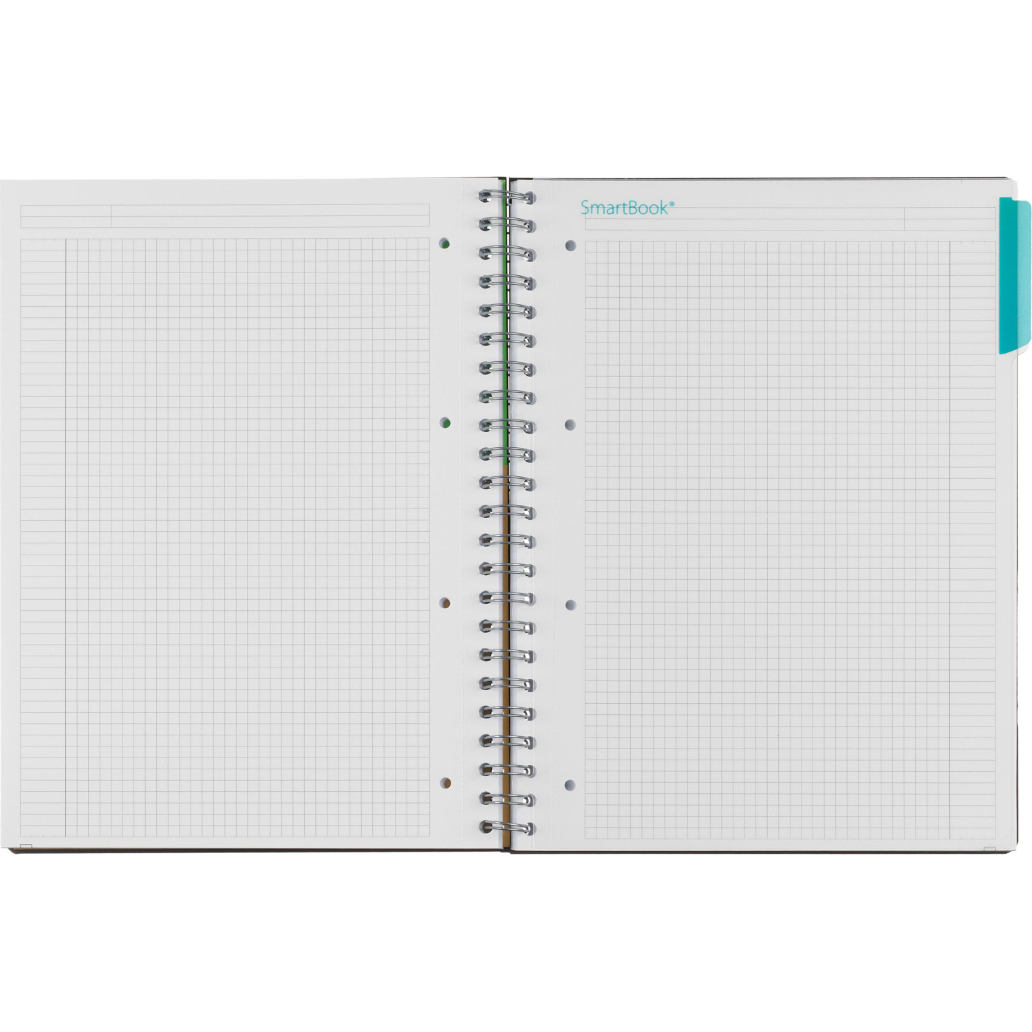 Бизнес-тетрадь SMARTBOOK А4 120л. клетка,спир,микроп,разд,карм,жел-оран