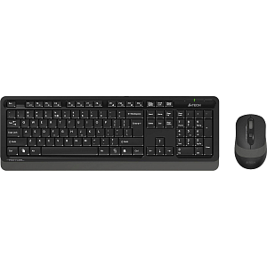 Набор клавиатура+мышь A4Tech Fstyler FG1010 черный/сер USB беспров Multime