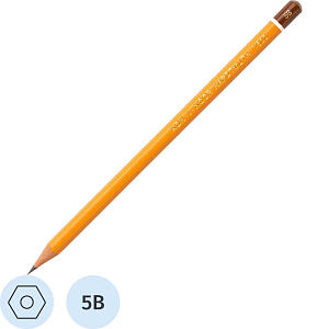 Карандаш чернографитный KOH-I-NOOR 1500/5B Чехия