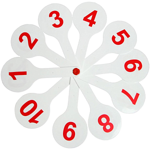 Веер-касса цифры СТАММ от 1 до 20 прямой и обратный счет, ВК15