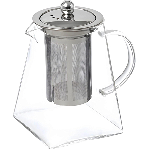 Чайник заварочный AROMA, объем 1 л, из боросиликатного стекла,105039