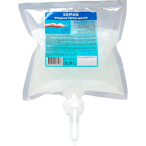 Картридж с жидким мылом KEMAN крем белое перламутровое S2 475мл 100024-S475