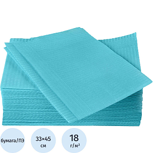 Салфетки нагрудн.Кристидент 500шт.в уп.Стандарт(2сл.)33х45см,Гол.