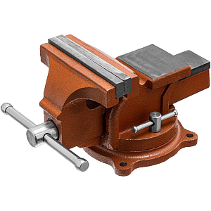 Тиски слесарные, 125 мм, поворотные, с наковальней Sparta 186255