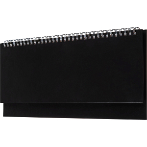 Планинг недатированный черный,305х130, 64 л.,Ideal 3-457/03