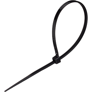 Стяжка (хомут) 150 мм x 2,5 мм,Bigtech BT-CT-150-25-B,нейлон,черн,100 шт/уп