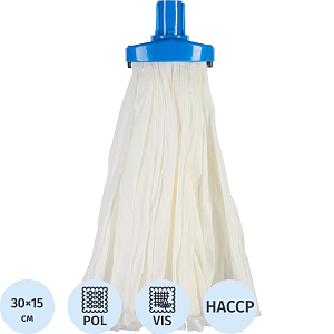 Насадка МОП Кентукки SYRsorb неткан 120гр с держ Interchange синяя SS004