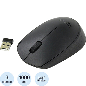 Мышь компьютерная Logitech B170 (910-004798)