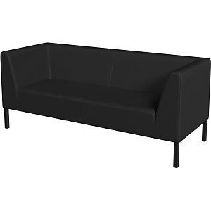 Диван MV_Комус Мебель_Bonus 3-мест.(Rt3) к/з Or.16/Ec.3001 черн