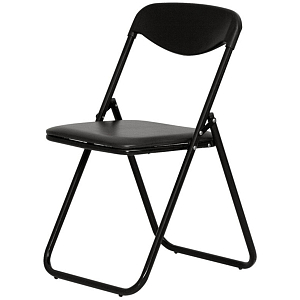 Стул 0MX_UA_JACK BLACK каркас черный, к/з черный V-4