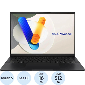 Ноутбук Asus M5406NA-QD109(90NB1493-M006B0)R5-7535HS/16Gb/1Tb SSD/14/DOS