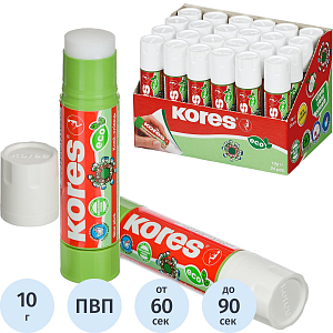 Клей-карандаш 10г KORES Glue-eco
