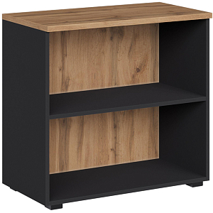 Стеллаж для документов низкий К-Loft 241H004 выс 738 дуб натур./графит