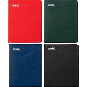 Тетрадь со сменным блоком Attache,80л,клет,А5,обл.ПВХ