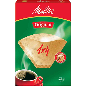 Фильтр бумаж. д/кофеварок MELITTA 0100702, 1х4/40,корич