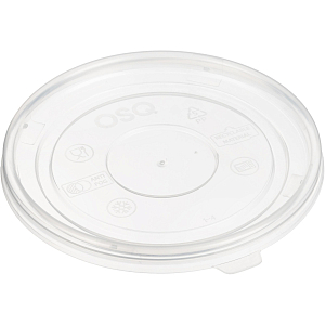 Крышка PP ANTIFOG плоская OSQ Round Bowl 300, 400, 500 (600 шт./кор.)