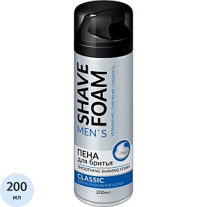 Пена для бритья Shave Foam Classic для нормальной кожи 200 мл