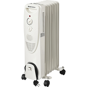 Радиатор BigTech WBH001 15A, масляный (7 секций 1500 Вт)