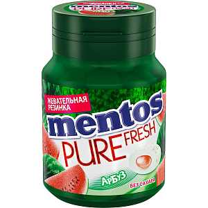 Жевательная резинка Mentos Pure Fresh  Арбуз, 54г