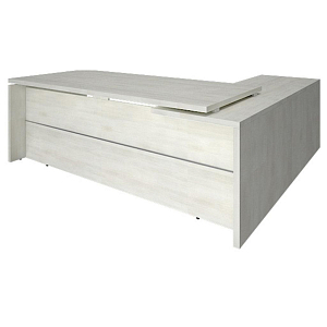 Стол KYN_0MX YALTA c прист.левый LT-C 22L снежная патина Ш2200