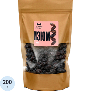 Изюм Деловой Стандарт темный, 200г