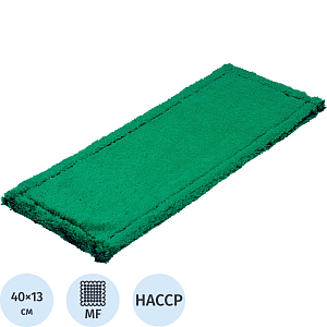 Насадка МОП 40х13 см микрофибра ухо+карман зеленый MF2088