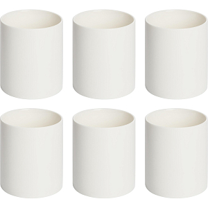 Кружка Kaylas, 280мл, фарфор, белая без ручки 6шт/уп