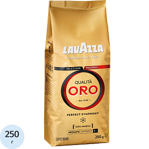 Кофе Lavazza Oro в зернах, 250 г