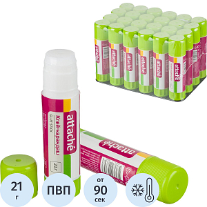 Клей-карандаш 21 г Attache