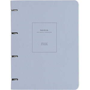 Тетрадь со сменным блоком А4,120л,Be Smart,Notes,голубой,N3759