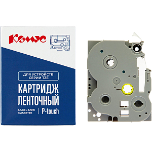 Картридж Комус TZE-451(Brother TZE-451 черный на красном ,24мм/8м)