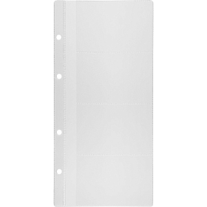 Вкладыш для визитниц на 4 карточки, 60х98 мм, для арт 202450 1045/4