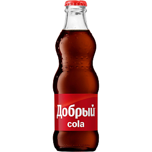Напиток Добрый Cola б/а сильногаз. ароматизированный, 0,25л