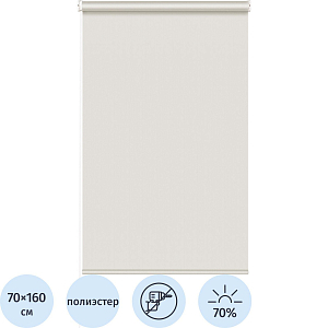 Рулонная штора Комус Мебель Stars - W1985 V405, 70х160, молочный