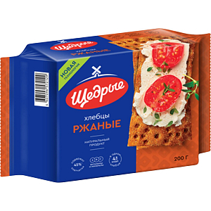 Хлебцы Щедрые ржаные, 200г