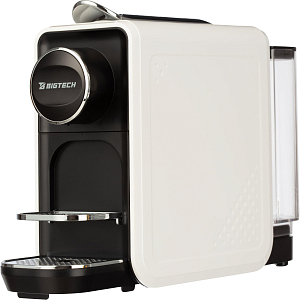 Кофемашина капсульная BigTech EСM302W, 0,7литра, 1400 Вт, белая