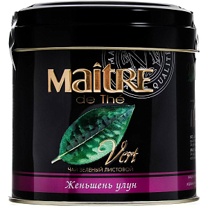 Чай Maitre зеленый Женьшень улун ж/б, 150г