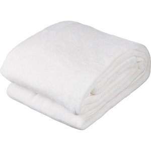 Плед микрофибра Luscan, молочный 200х220