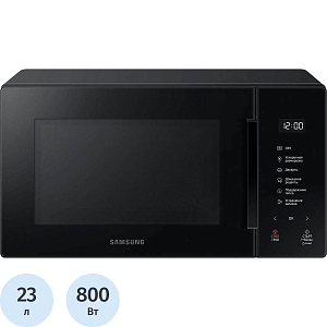Микроволновая печь Samsung MS23T5018AK/BW 23л. 800Вт черный