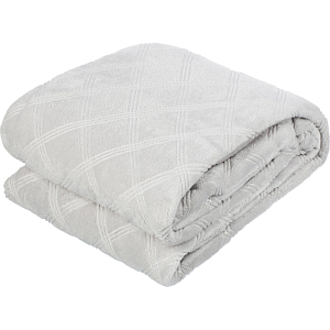 Плед микрофибра Luscan, фактура серый 200х220