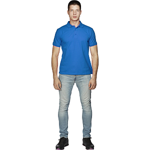 Рубашка Поло (190г.) кор.рукав васил.(XXXL)
