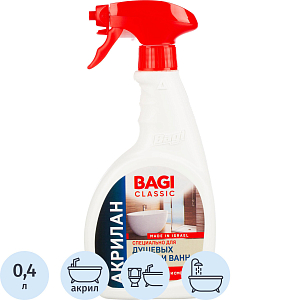 Средство для сантехники Bagi Classic АКРИЛАН деликатная чистка ванной 400мл