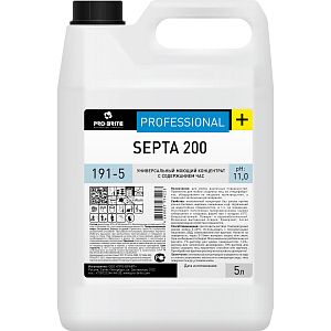 Профхим д/кухни и дезковр,конц. моющ с дез-эфф(ЧАС) Pro-Brite/SEPTA-200, 5л