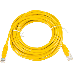 Патч-корд BigTech OPCC023 UTP CCA кат.5e/5м/литой/многожильный (желтый)