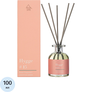 Аромадиффузор с палочками Hygge #15  Сандаловое дерево 100 мл 100-310