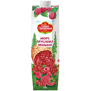 Морс Сады Придонья бруснично-малиновый 1л