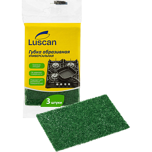 Пад ручной Губки абразивные Luscan 130x90x4 мм 3шт/уп