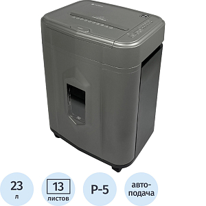 Шредер (уничтожитель) ГЕЛЕОС АП23-5, 5 ур.секр., 1,9х12мм, 13 лист, 23л